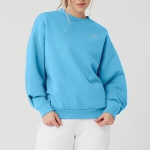 Alo Blue Accolade Crewneck Sweatshirt